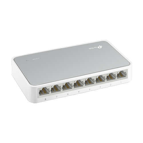 Switch L2, 8 x RJ45 10/100 Mbps, Unmanaged – TP-Link TL-SF1008D