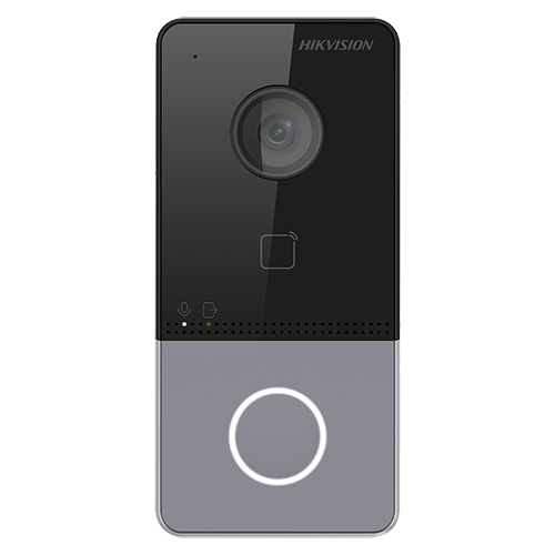 Panou exterior videointerfon TCP/IP, Wi-Fi 2.4GHz, 1 familie, control acces integrat – HIKVISION DS-KV6113-WPE1