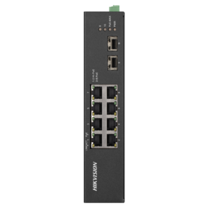 Switch 8 porturi Gigabit PoE, 2 porturi uplink SFP – HIKVISION DS-3T0510HP-E-HS