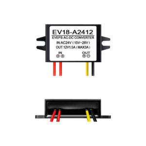 Convertor tensiune 14-28VAC la 12VDC, 1.5A EV18-A2412
