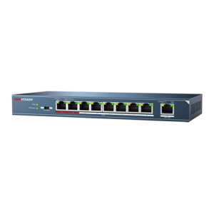 Switch 8 porturi PoE, 1 port uplink- HIKVISION DS-3E0109P-E-M