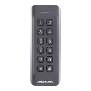 Cititor de proximitate RFID MIFARE 13.56Mhz cu tastatura integrata -HIKVISION DS-K1802MK