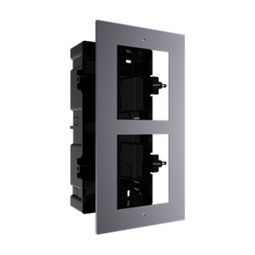 Rama montaj ingropat, 2 module, pentru Interfon modular – HIKVISION DS-KD-ACF2