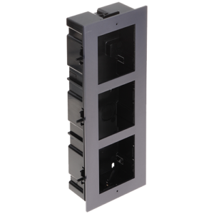 Rama montaj ingropat, 3 module, pentru Interfon modular – HIKVISION DS-KD-ACF3