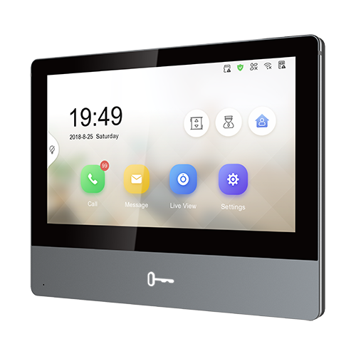 Monitor videointerfon TCP/IP Wireless, Touch Screen IPS-TFT LCD 7inch – HIKVISION DS-KH8350-WTE1