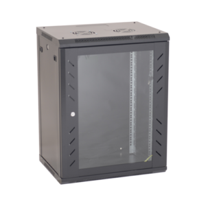 Rack perete 15U 19′ 600×450, capacitate incarcare 80 Kg, negru – ASYTECH Networking ASY-15U-6045W