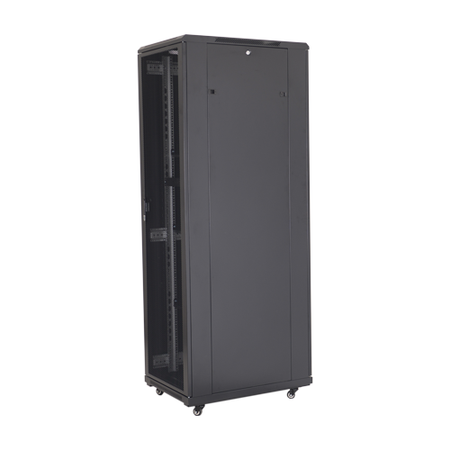 Rack podea 42U 19′ 600×800, capacitate incarcare 800 Kg, negru – ASYTECH Networking ASY-42U-6080S