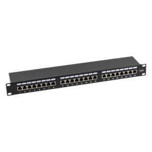 Patch Panel 1U, FTP cat5e, 24 porturi RJ45 – ASYTECH Networking ASY-PP-FTP5E-24