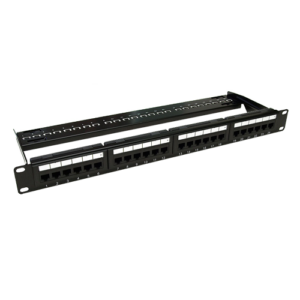 Patch Panel 1U, UTP cat6, 24 porturi RJ45 – ASYTECH Networking ASY-PP-UTP6-24