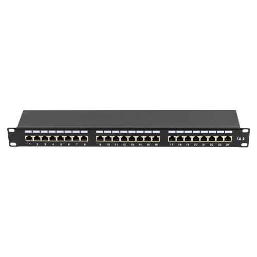 Patch Panel 1U, FTP cat6, 24 porturi RJ45 – ASYTECH Networking ASY-PP-FTP6-24