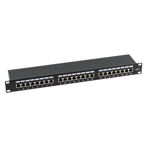 Patch Panel 1U, FTP cat6, 24 porturi RJ45 – ASYTECH Networking ASY-PP-FTP6-24