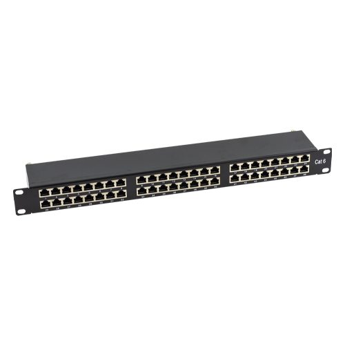 Patch Panel 2U, FTP cat6, 48 porturi RJ45 – ASYTECH Networking ASY-PP-FTP6-48