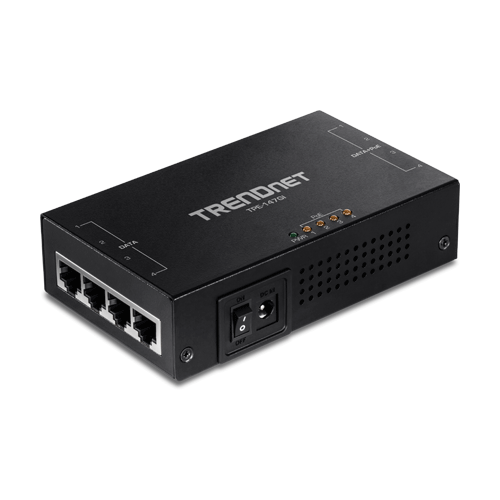 Injector Gigabit 4 x PoE+, putere 65W – TRENDnet TPE-147GI