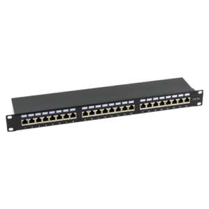 Patch Panel 1U, FTP cat6A, 24 porturi RJ45 – ASYTECH Networking ASY-PP-FTP6A-24