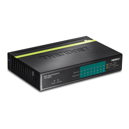 Switch 8 x RJ45 Gigabit PoE/PoE+ 123W – TRENDnet TPE-TG80G