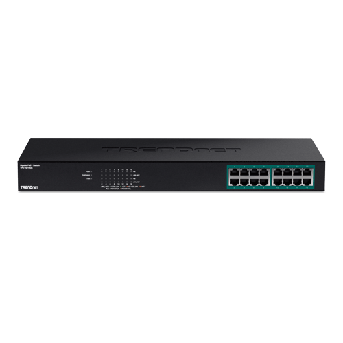 Switch 16 x RJ45 Gigabit PoE+ 246W – TRENDnet TPE-TG160G