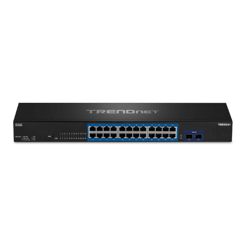 Switch 24 x RJ45 Gigabit, 2 x SFP+ 10G – TRENDnet TEG-30262