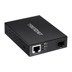 Media Convertor POE Gigabit – SFP fibra optica – TRENDnet TFC-PGSFP