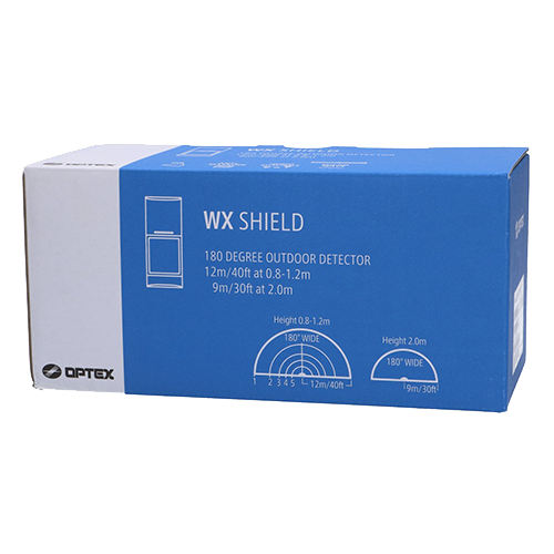 Detector de miscare PIR exterior, 12-19m, 180°, quad cu anti-masking, baterii – OPTEX WXS-RAM