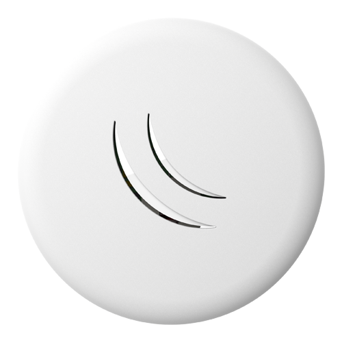 Exemplu din categoria Transmisie wireless IP: cAP lite, 1 x LAN, 802.11b/g/n 2.4Ghz, antena 1.5dBi, PoE – MikroTik RBcAPL-2nD