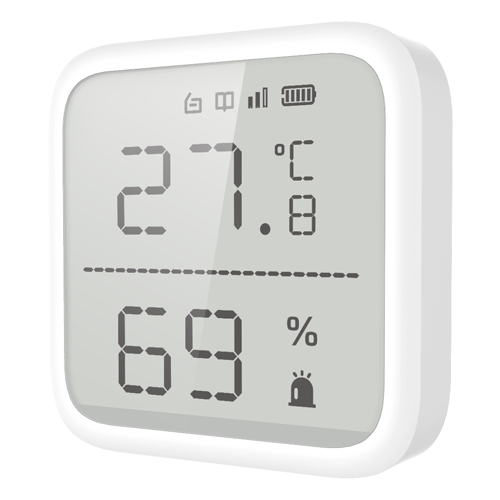 Detector de temperatura si umiditate wireless pentru AX PRO – HIKVISION DS-PDTPH-E-WE