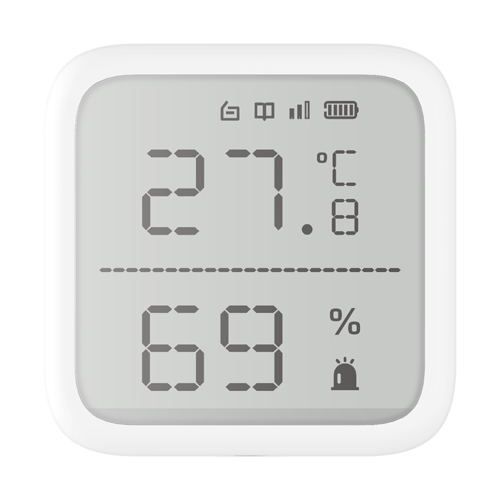 Detector de temperatura si umiditate wireless pentru AX PRO – HIKVISION DS-PDTPH-E-WE