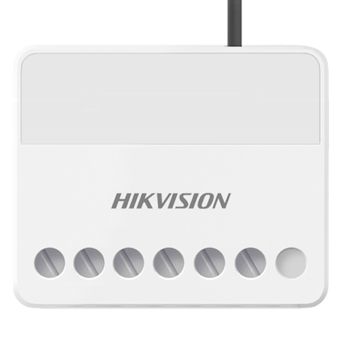 Exemplu din categoria Module si comunicatoare: Modul comanda releu pentru AX PRO 868Mhz – HIKVISION DS-PM1-O1L-WE