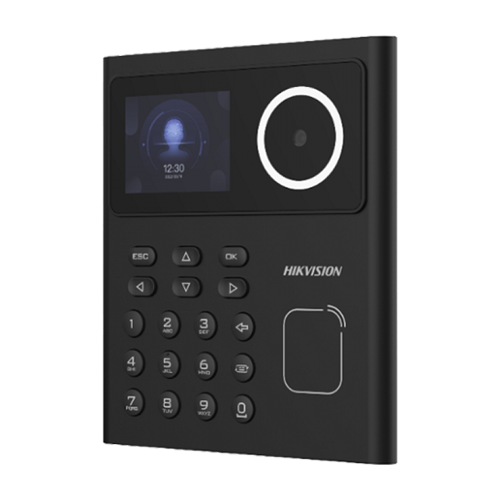 Terminal standalone control acces cu Recunoastere faciala, Card MIFARE si PIN, camera 2MP, ecran LCD color 2.4 inch – HIKVISION DS-K1T320MWX