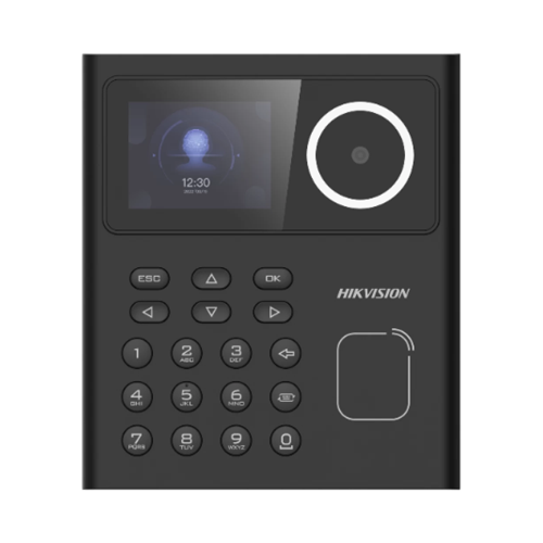 Terminal standalone control acces cu Recunoastere faciala, Card MIFARE si PIN, camera 2MP, ecran LCD color 2.4 inch – HIKVISION DS-K1T320MWX