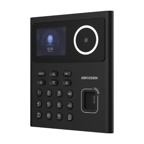 Terminal standalone control acces cu Recunoastere faciala, Amprenta, Card MIFARE si PIN, camera 2MP, ecran LCD color 2.4 inch – HIKVISION DS-K1T320MFWX