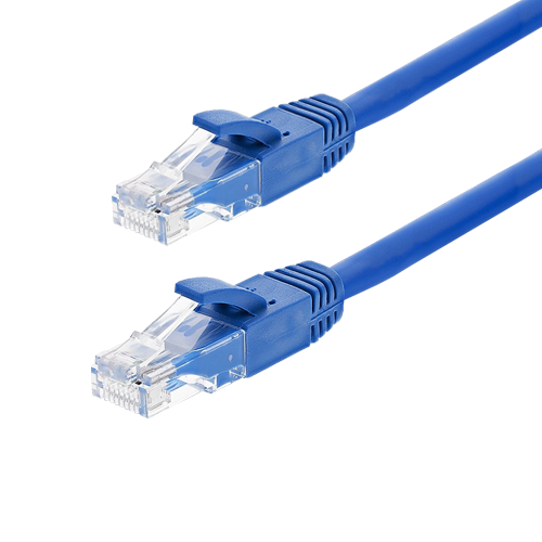 Patch cord Gigabit UTP cat6, LSZH, 5.0m, albastru – ASYTECH Networking TSY-PC-UTP6-5M-B