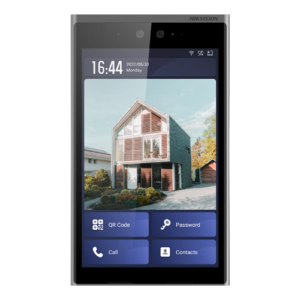 Videointerfon TCP/IP, 10.1′ touch screen, recunoastere faciala, IK07 – HIKVISION DS-KD9633-E6