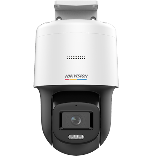 ColorVu – Camera miniPT, IP, 2MP, lentila 2.8mm, WL 30m, Audio, PoE, IP66 – HIKVISION DS-2DE2C200SCG-E(F0)