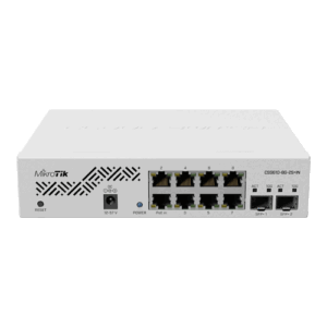 Smart Switch, 8 x Gigabit, 2 x SFP+ 10Gbps – Mikrotik CSS610-8G-2S+IN