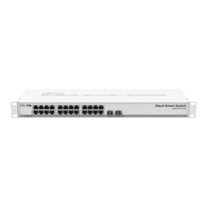 Smart Management Switch, 24 x Gigabit, 2 x SFP+ 10Gbps – Mikrotik CSS326-24G-2S+RM