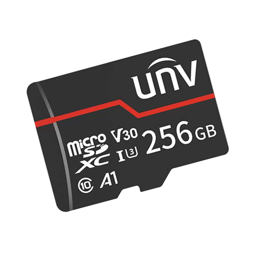 Exemplu din categoria SSD & MicroSD: Card memorie 256GB, RED CARD – UNV TF-256G-MT
