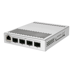 Smart Switch, 1 x Gigabit, 4 x SFP+ 10Gbps – Mikrotik CRS305-1G-4S+IN