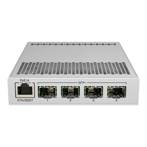 Smart Switch, 1 x Gigabit, 4 x SFP+ 10Gbps – Mikrotik CRS305-1G-4S+IN