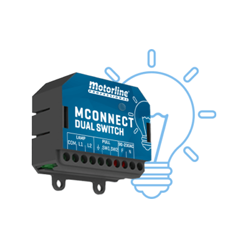 Modul comanda lumini – MOTORLINE MCONNECT-DUAL-SWITCH