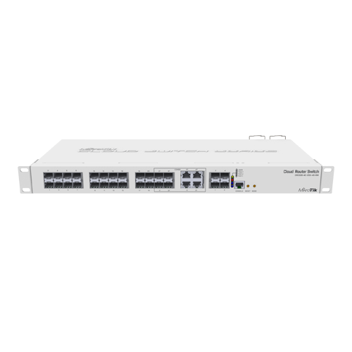 Management Switch 20 x SFP, 4 x SFP+, 4 x Combo (Gigabit sau SFP) – Mikrotik CRS328-4C-20S-4S+RM