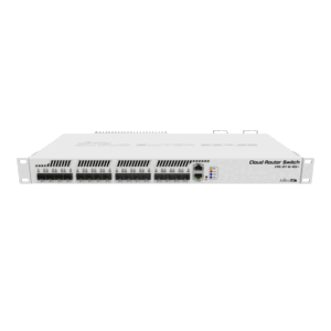 Management Switch 16 x SFP+ 10Gbps, 1 x Gigabit – Mikrotik CRS317-1G-16S+RM