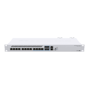 Management Switch, 8 x 10G Ethernet, 4 x 10G combo RJ45/SFP+, – Mikrotik CRS312-4C+8XG-RM