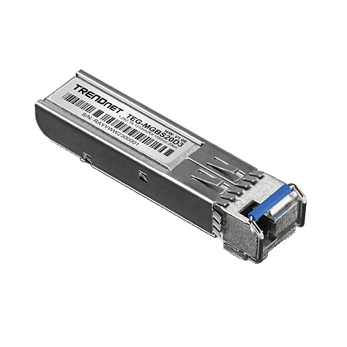 Modul SFP, 1.25G, SM, Simplex LC, 20km, TX:1310/RX:1550nm, BiDi – TRENDnet TEG-MGBS20D3