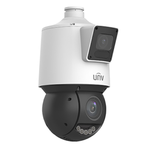 Camera Dual-lens IP, PTZ, 4MP, 25X, IR100m&WL30m, AutoTracking, Audio, Alarm, PoE, IP66 – UNV IPC94144SFW-X25-F40C