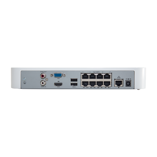 NVR 4K, 8 canale 8MP + 8 porturi PoE, compresie H.265 Ultra – UNV NVR301-08LS3-P8