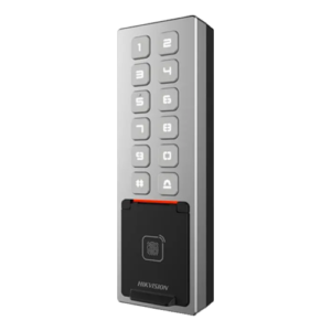 Terminal control acces, PIN/Card M1/amprenta/bluetooth, Wiegand, Wi-Fi, RS485, Alarma, IK08 – HIKVISION DS-K1T805MBFWX