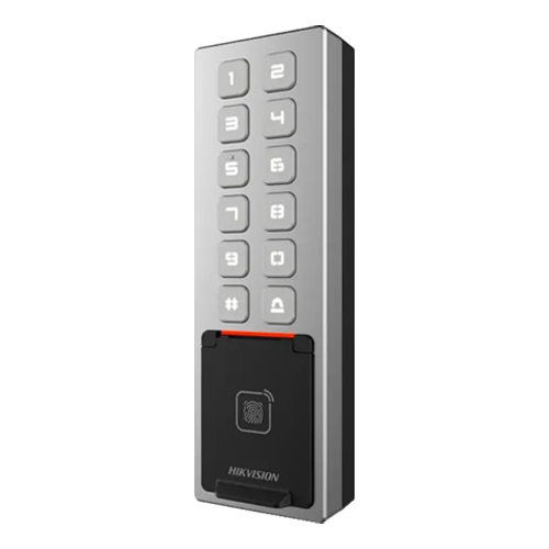 Terminal control acces, PIN/Card M1/amprenta/bluetooth, Wiegand, Wi-Fi, RS485, Alarma, IK08 – HIKVISION DS-K1T805MBFWX
