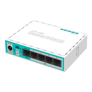 Router hEX Lite, 5 x Fast Ethernet, RouterOS L4 – Mikrotik RB750r2