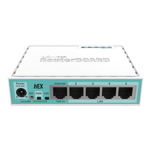 Router hEX, 5 x Gigabit, RouterOS L4 – Mikrotik RB750Gr3