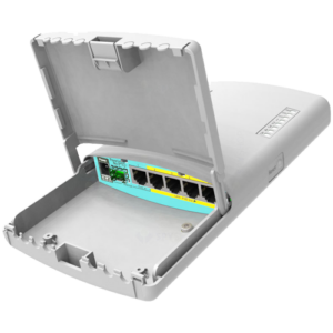 Router PowerBox Pro de exterior, 5 x Gigabit 4 PoE, 1 x SFP, RouterOS L4 – Mikrotik RB960PGS-PB